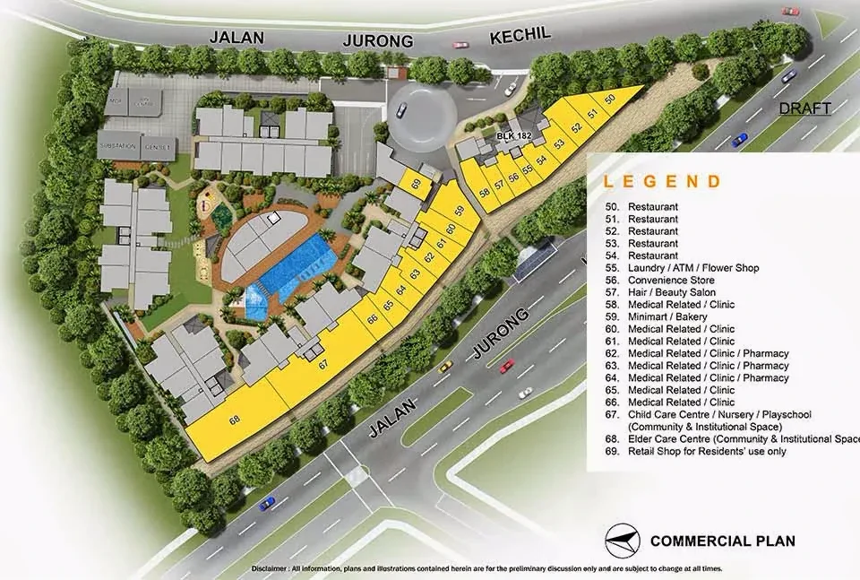 Site plan of The Hillford in Singapore