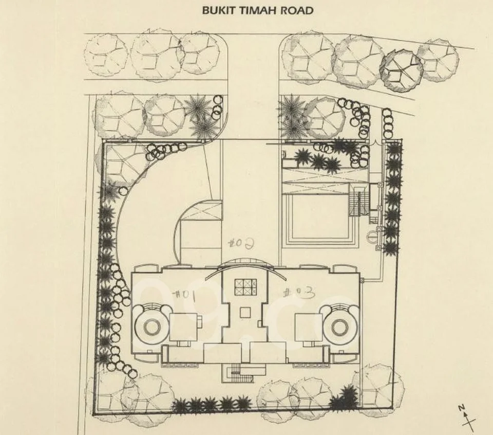 Site plan of The Legacy in Singapore
