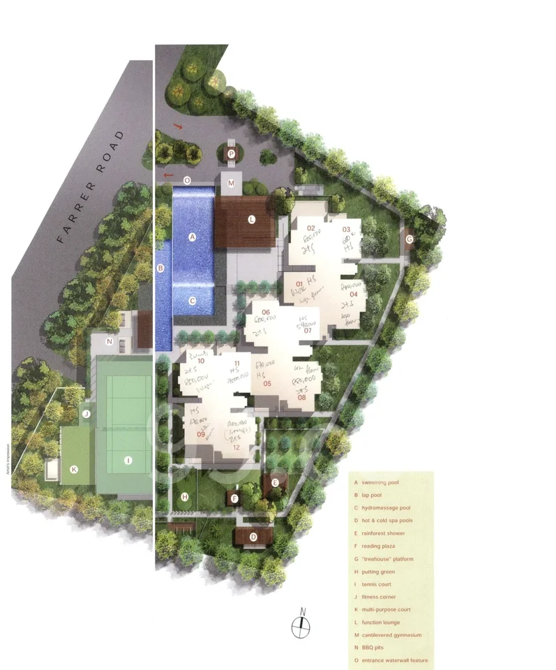 Site plan of The Levelz in Singapore