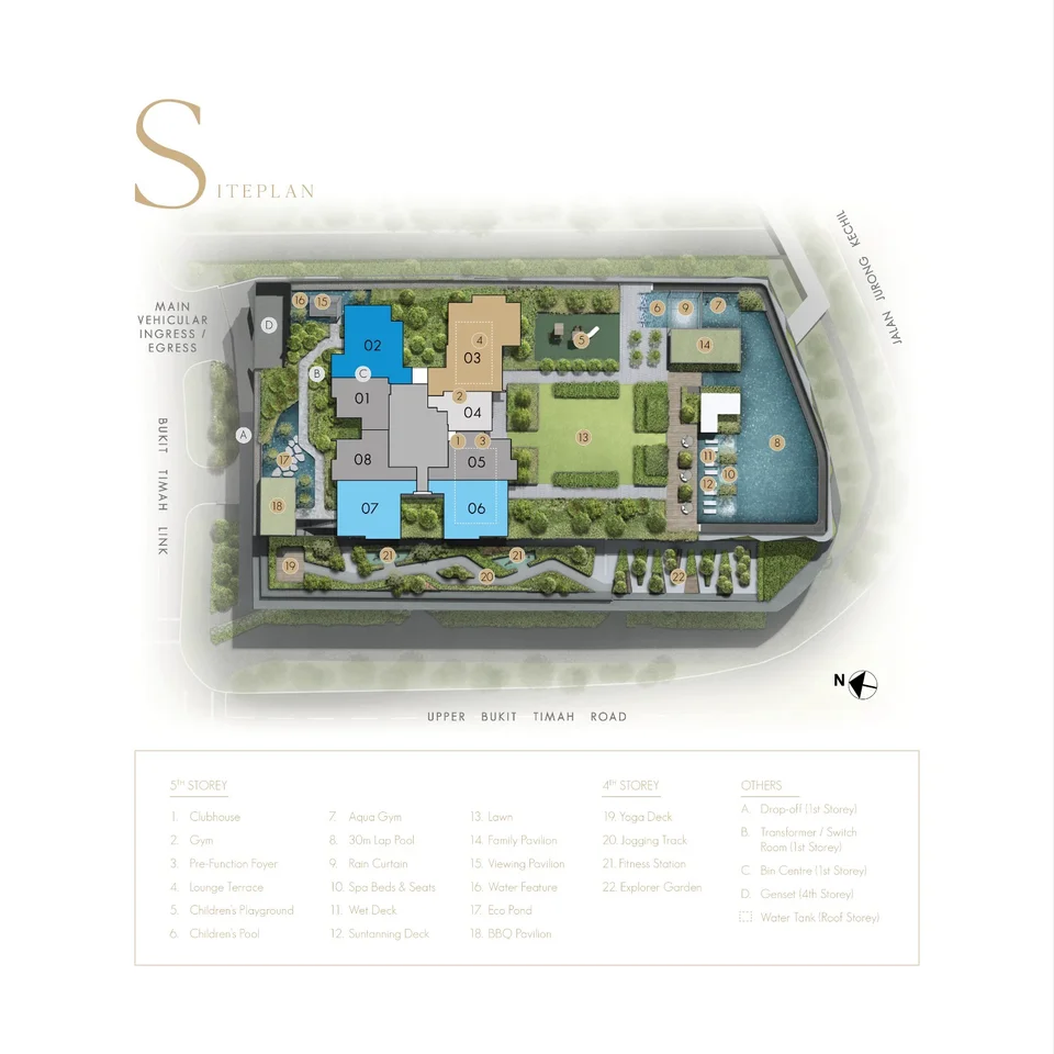 Site plan of The Linq @BEAUTY World in Singapore