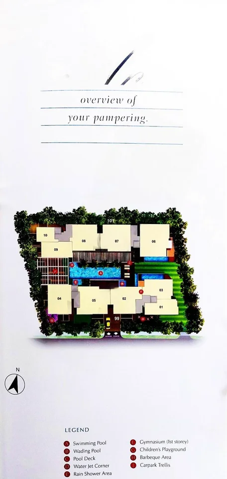 Site plan of The Lucent in Singapore