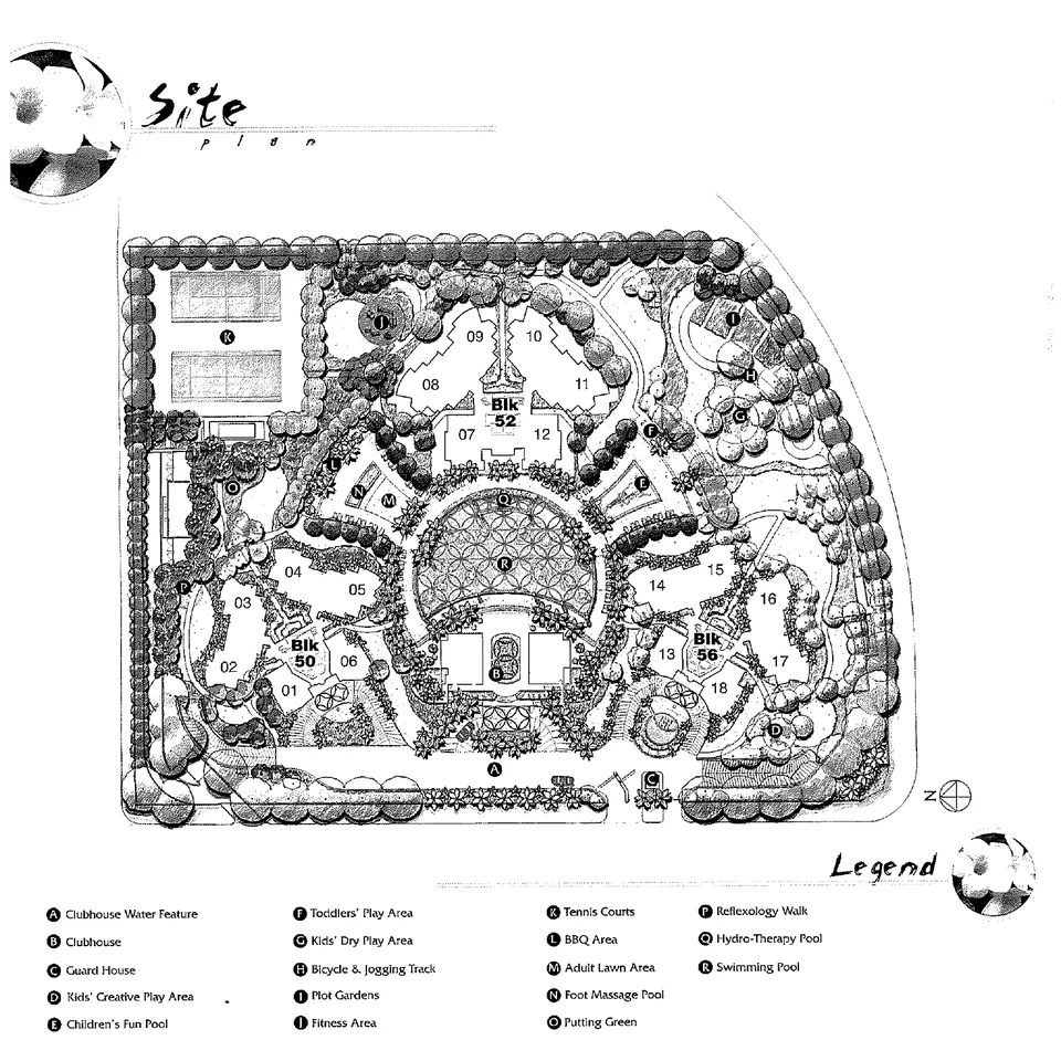 Site plan of The Madeira in Singapore