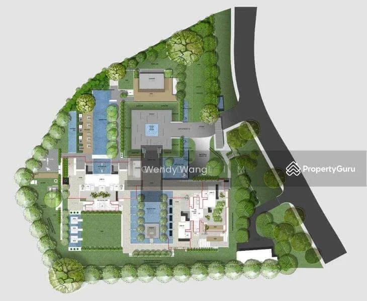 Site plan of The Marq On Paterson Hill in Singapore