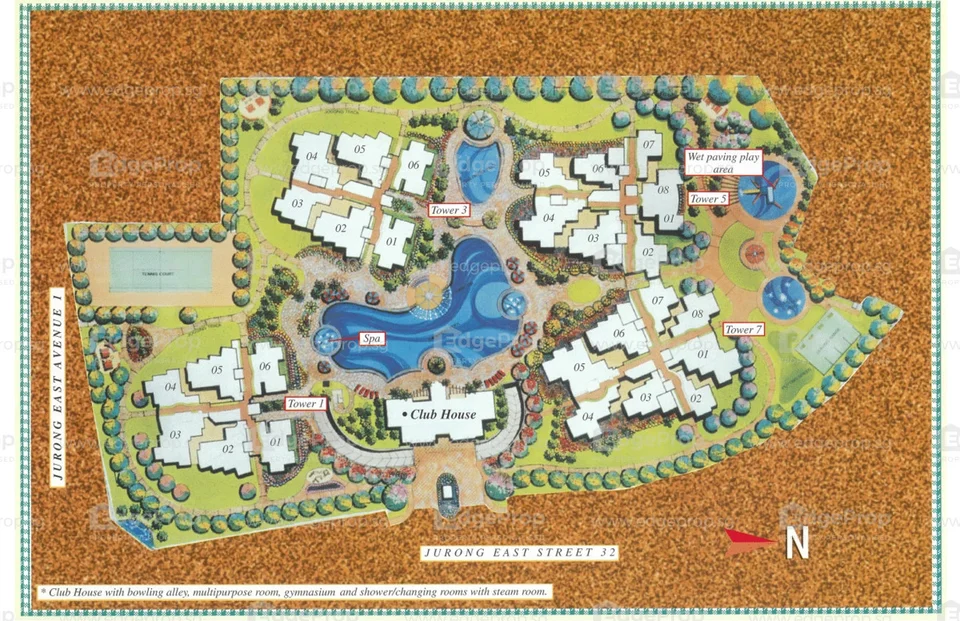 Site plan of The Mayfair in Singapore