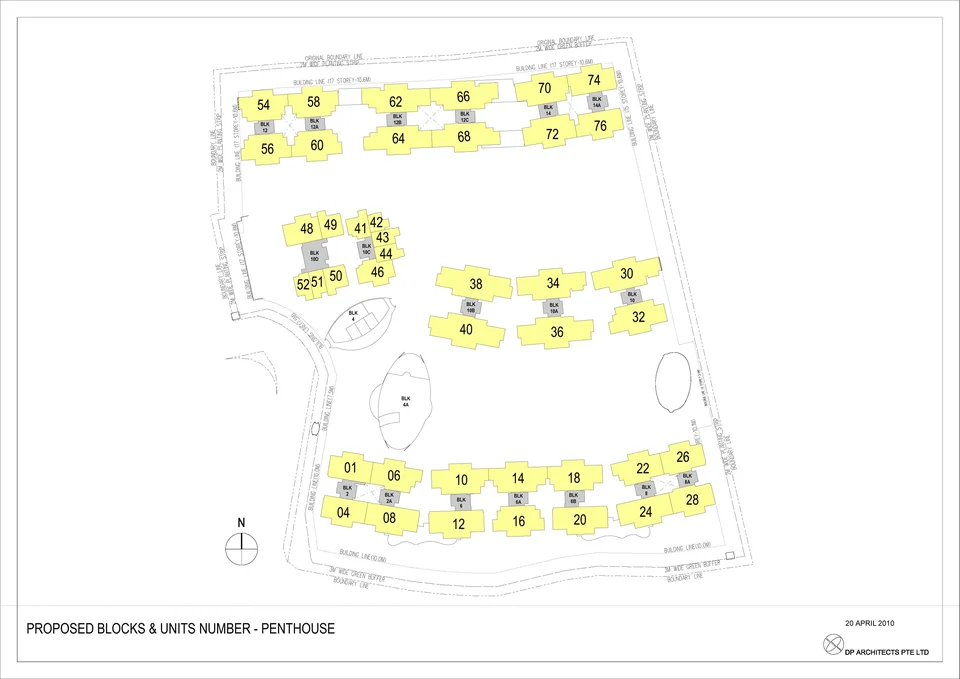 Site plan of The Minton in Singapore