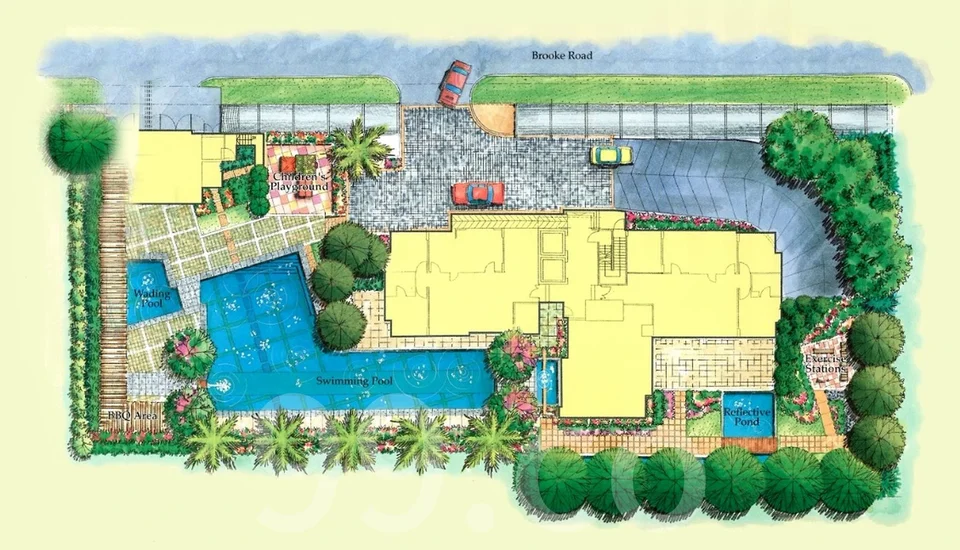 Site plan of The Palladium in Singapore