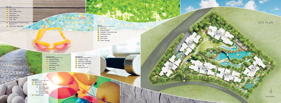 Site plan of The Panorama in Singapore