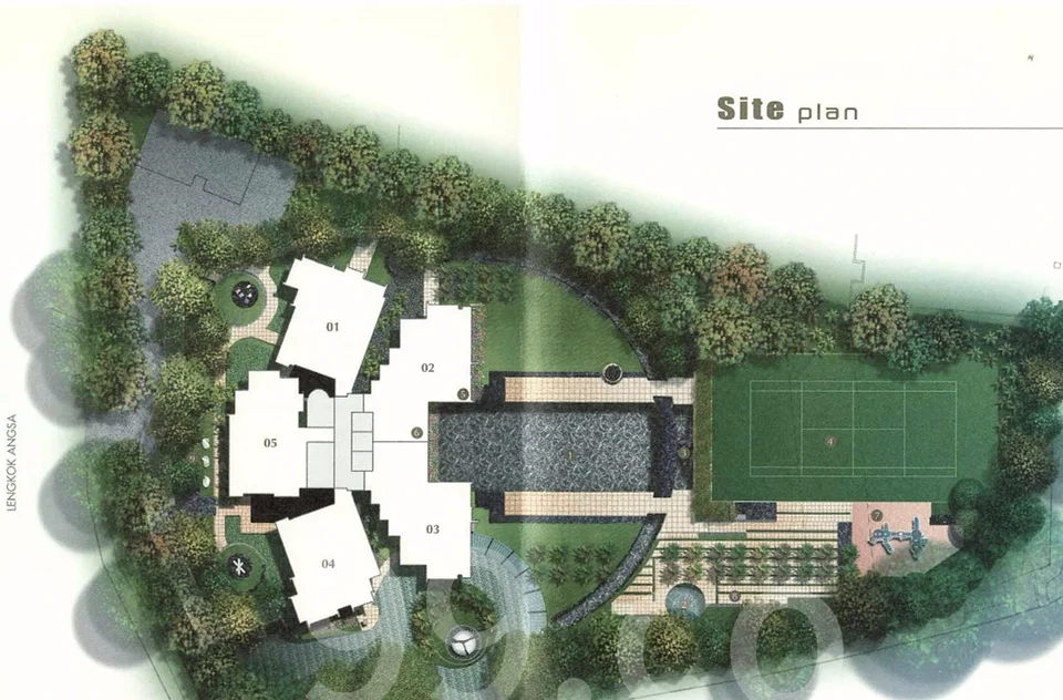 Site plan of The Paterson in Singapore