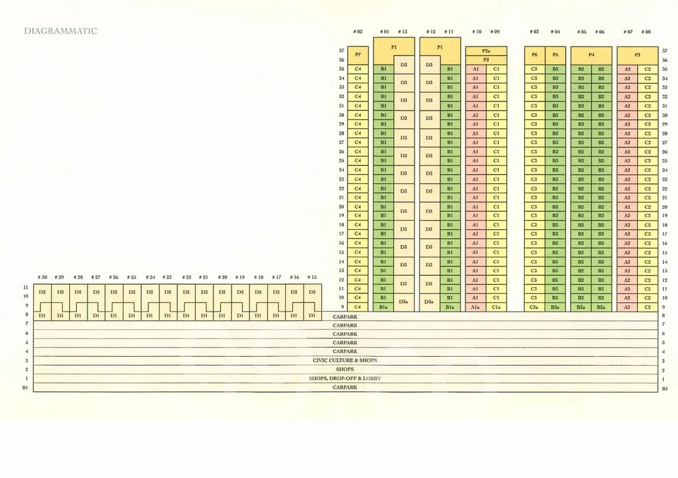 Site plan of The Rochester Residences in Singapore