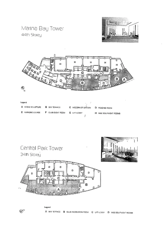 Site plan of The Sail @MARINA Bay in Singapore