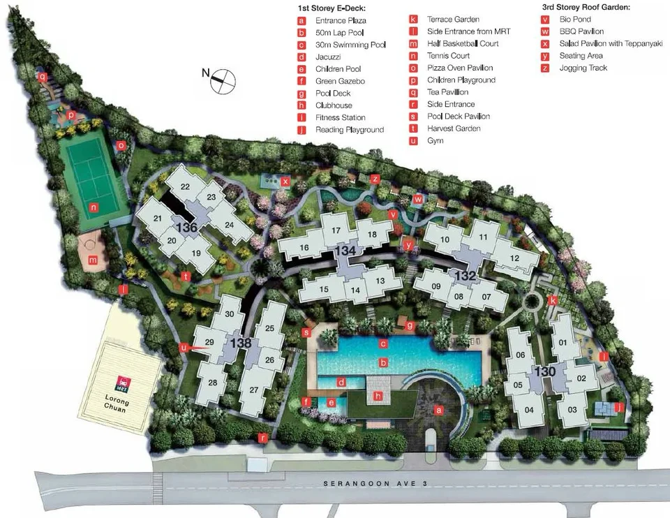 Site plan of The Scala in Singapore