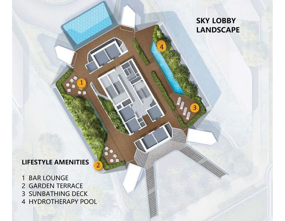 Site plan of The Scotts Tower in Singapore