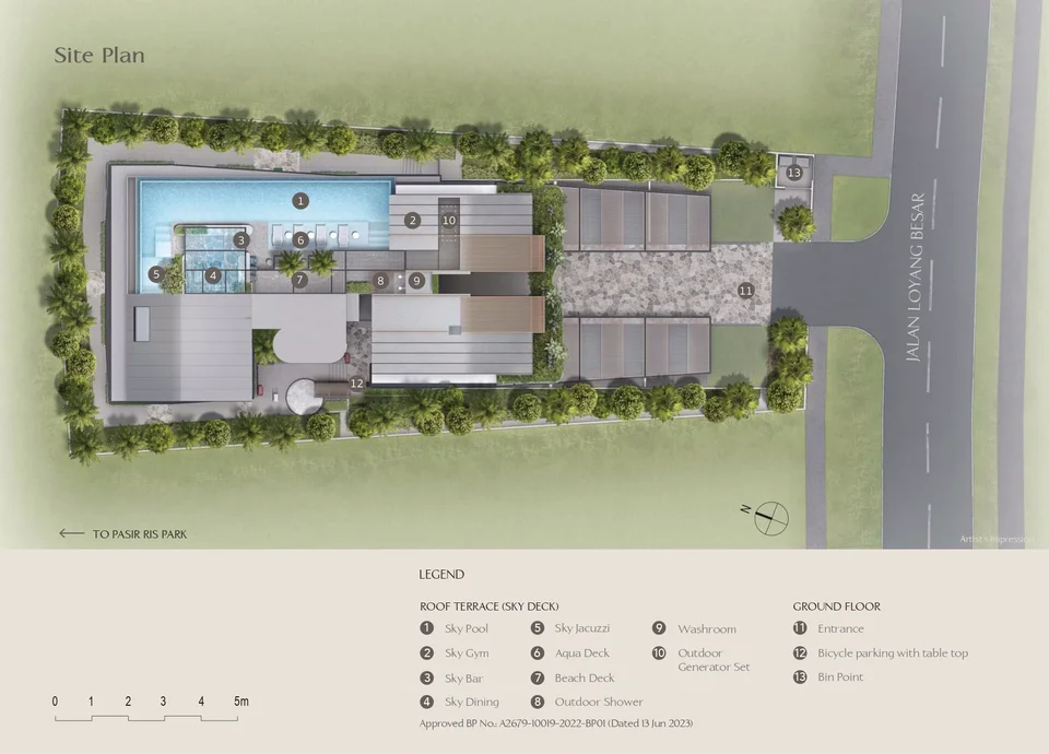 Site plan of The Shorefront in Singapore
