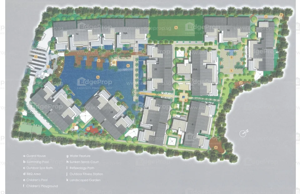 Site plan of The Stellar in Singapore