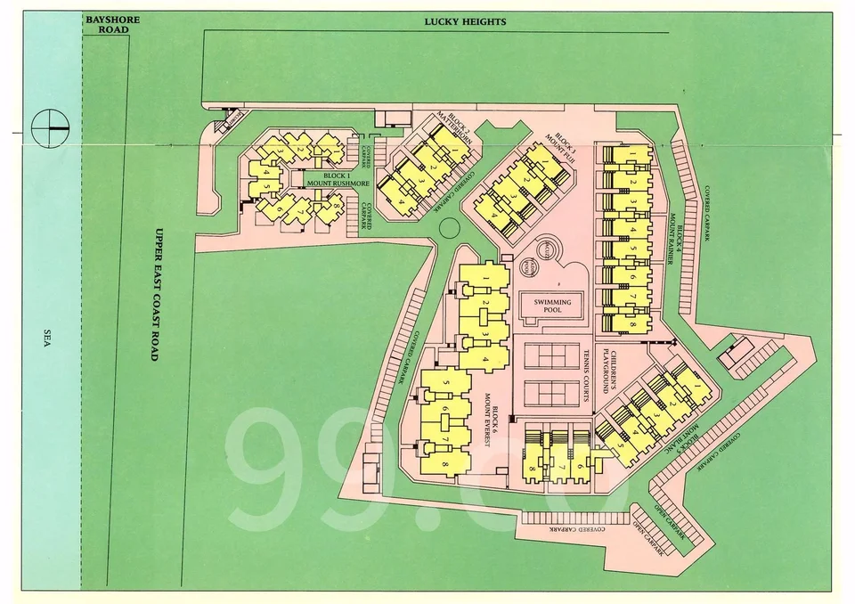 Site plan of The Summit in Singapore