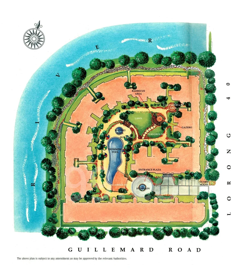 Site plan of The Sunny Spring in Singapore