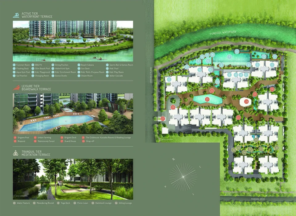 Site plan of The Terrace in Singapore