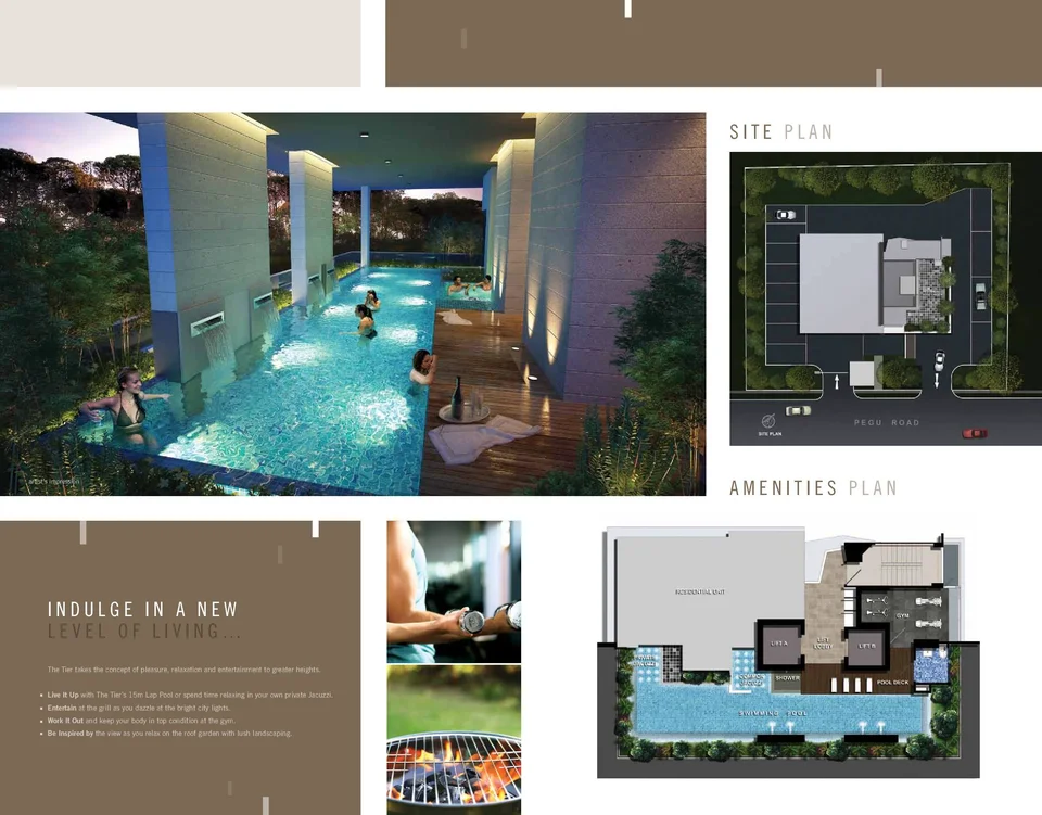 Site plan of The Tier in Singapore