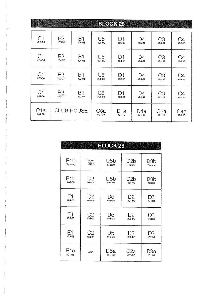 Site plan of The Tresor in Singapore