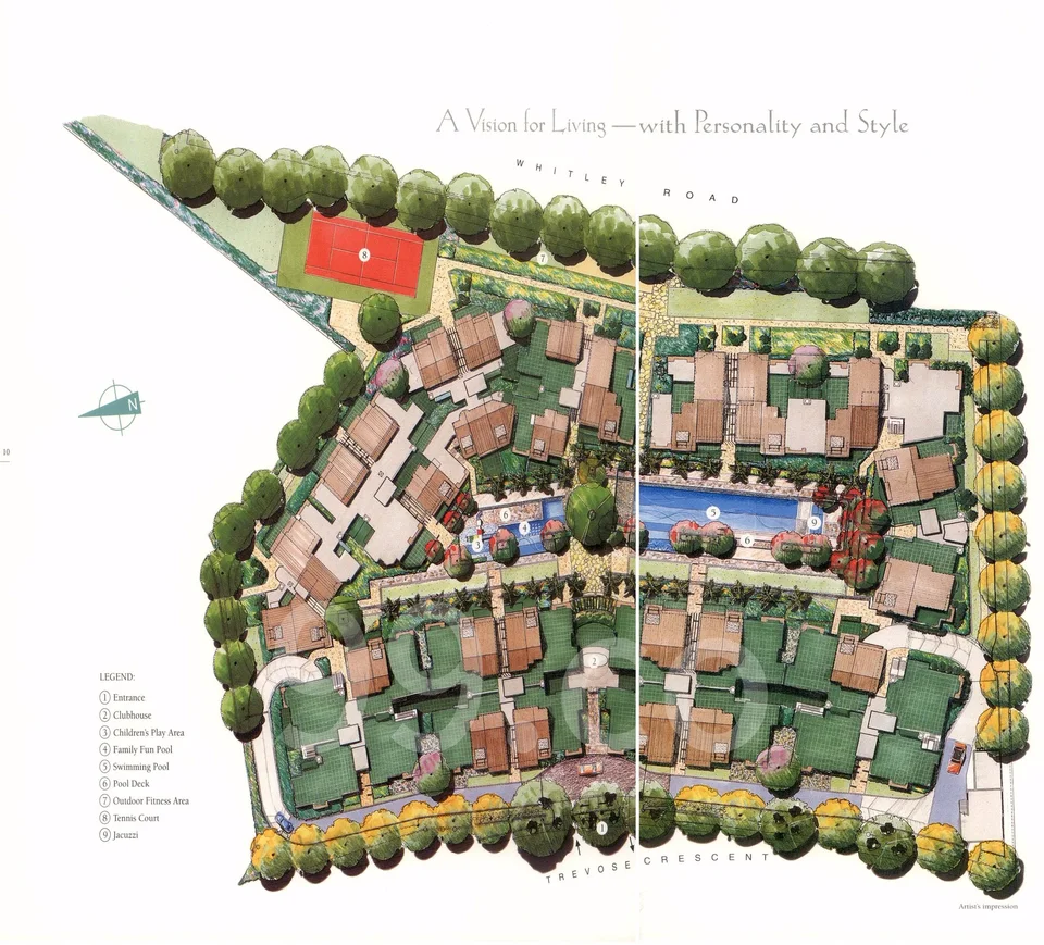 Site plan of The Trevose in Singapore