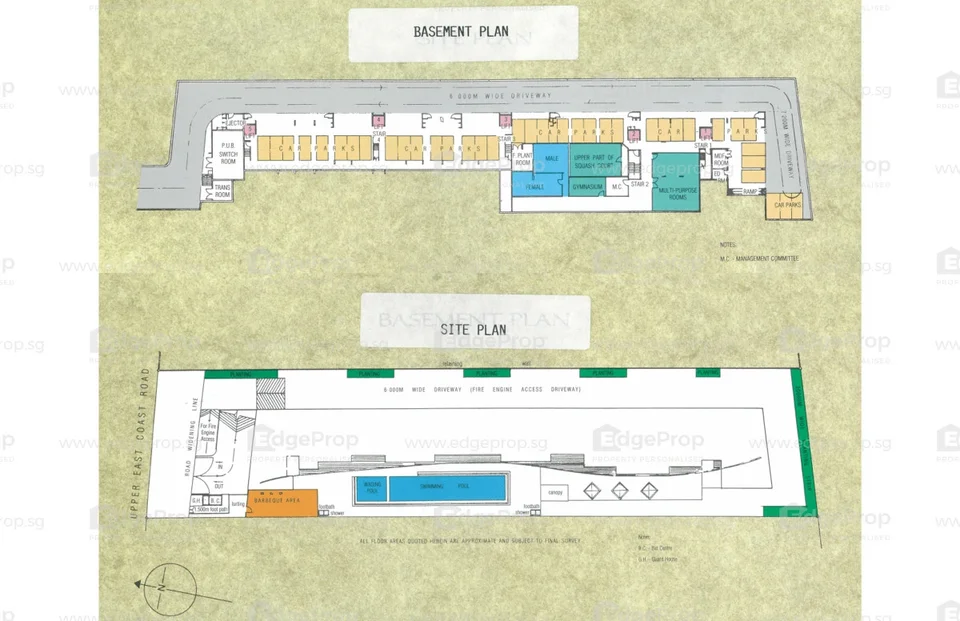 Site plan of The Tropic Gardens in Singapore