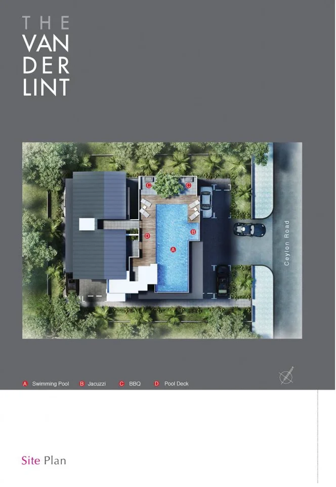 Site plan of The Vanderlint in Singapore