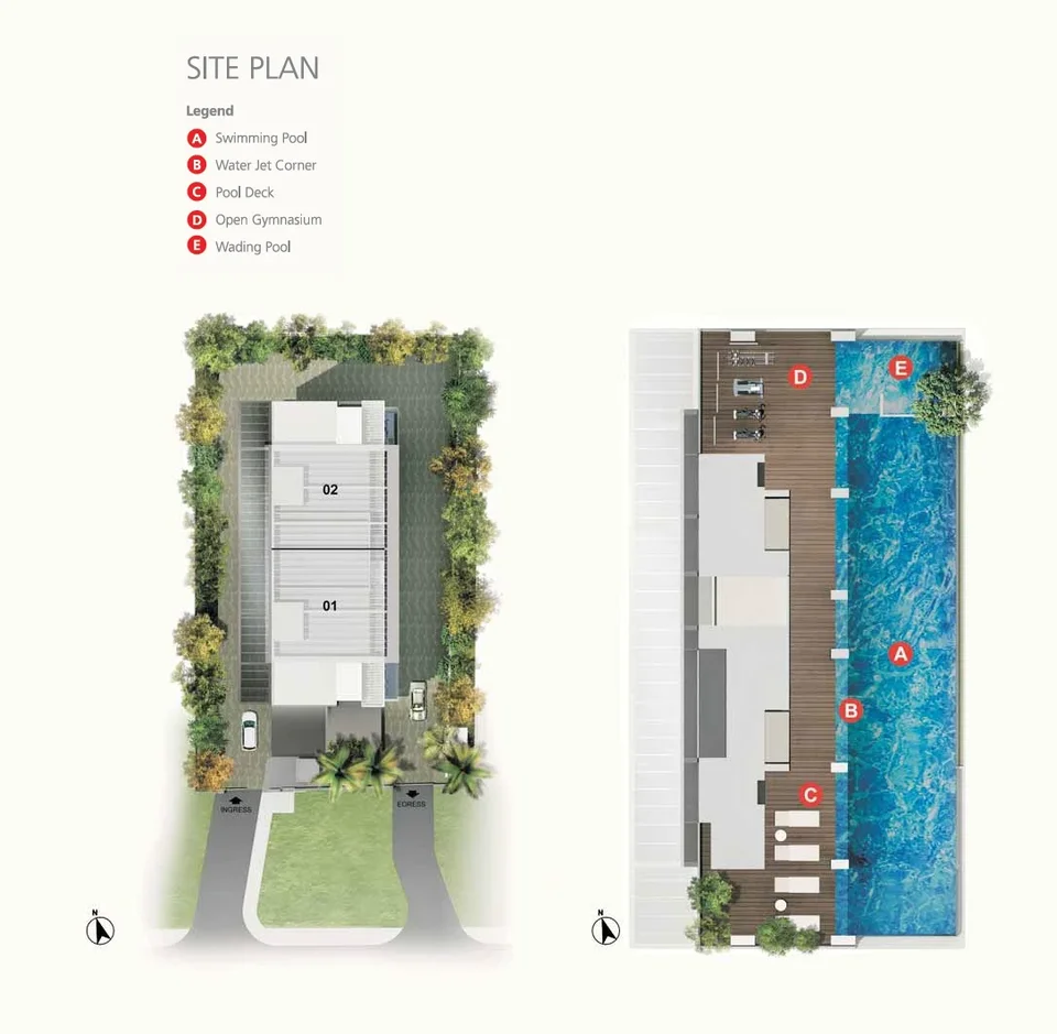 Site plan of The Verv @RV in Singapore