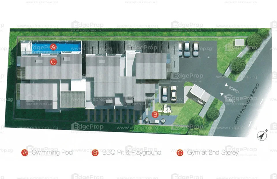 Site plan of The Vue in Singapore