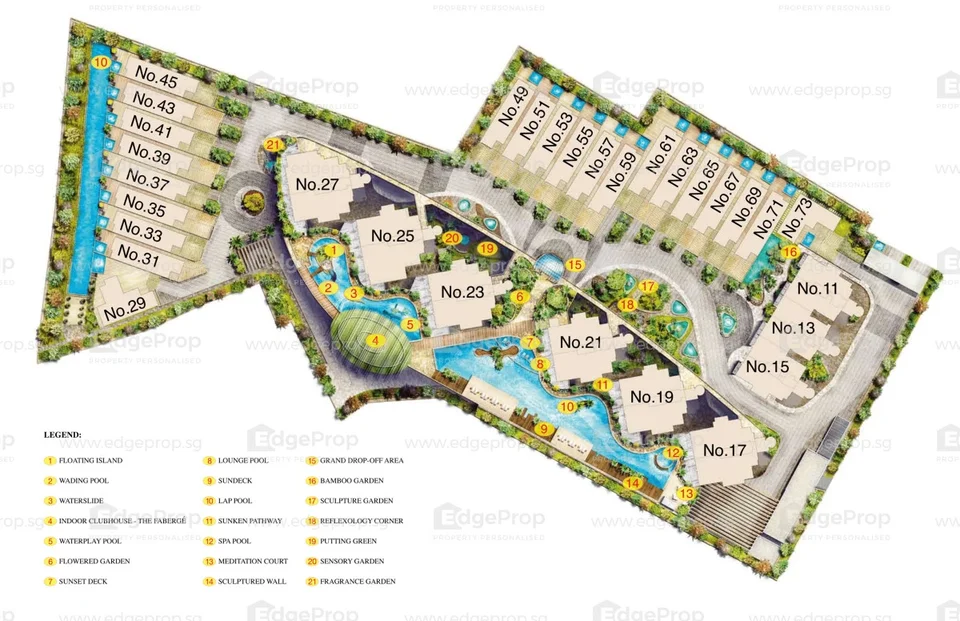Site plan of Thomson Grand in Singapore