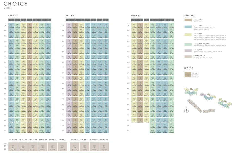 Site plan of Thomson Three in Singapore