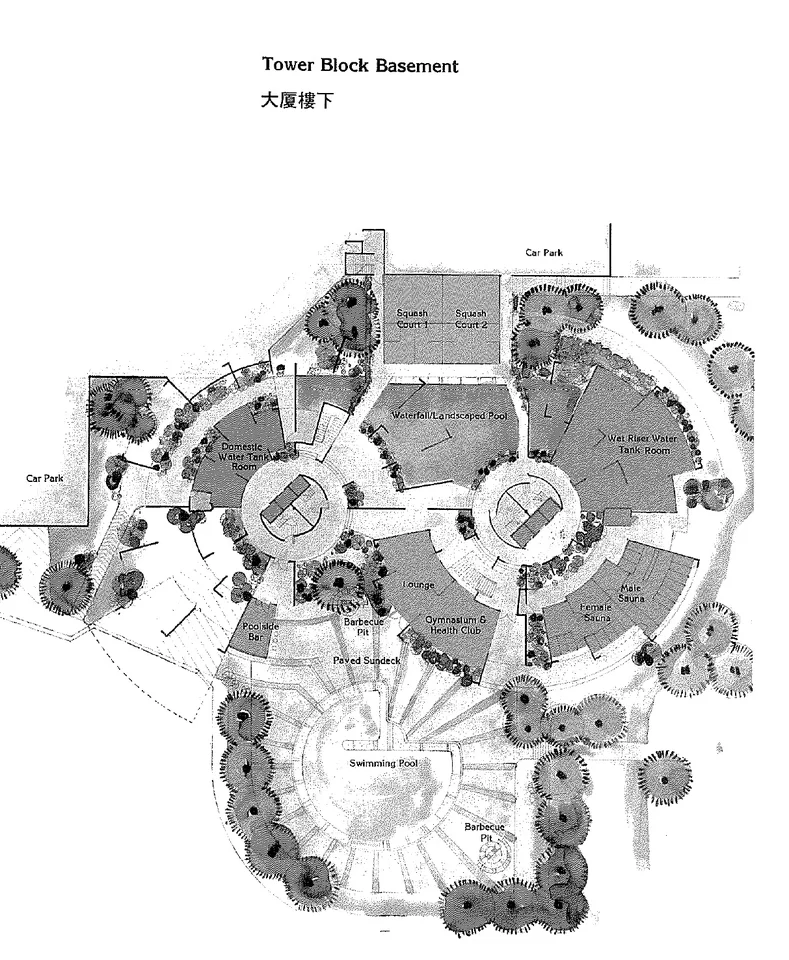 Site plan of Thomson View Condominium in Singapore