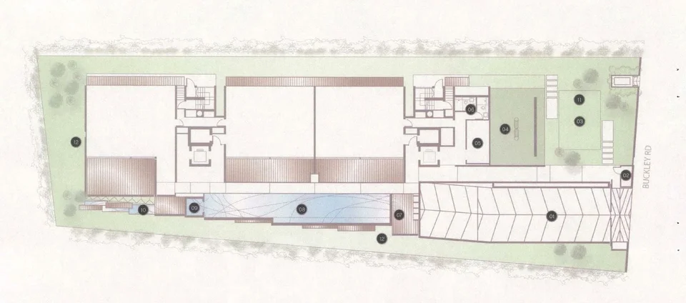 Site plan of Three Buckley in Singapore