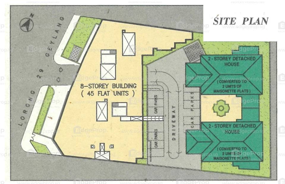 Site plan of Torieview Mansions in Singapore