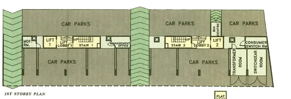 Site plan of Torieville in Singapore