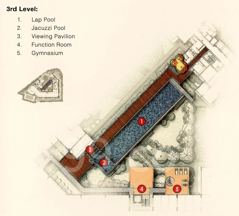 Site plan of Tresalveo in Singapore