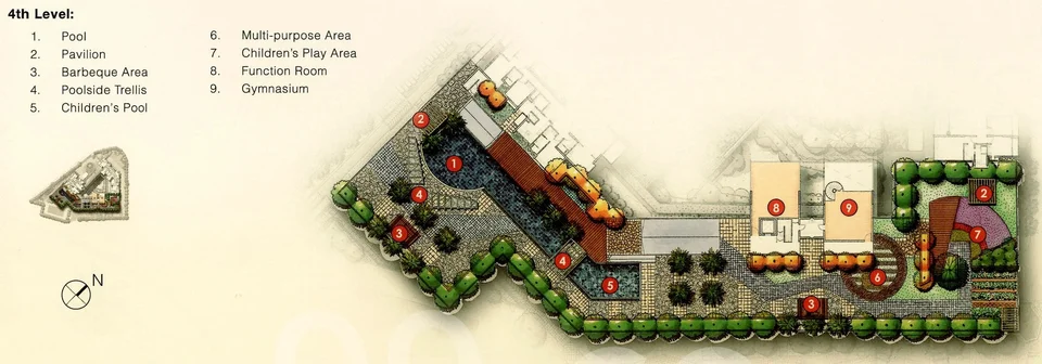 Site plan of Tresalveo in Singapore