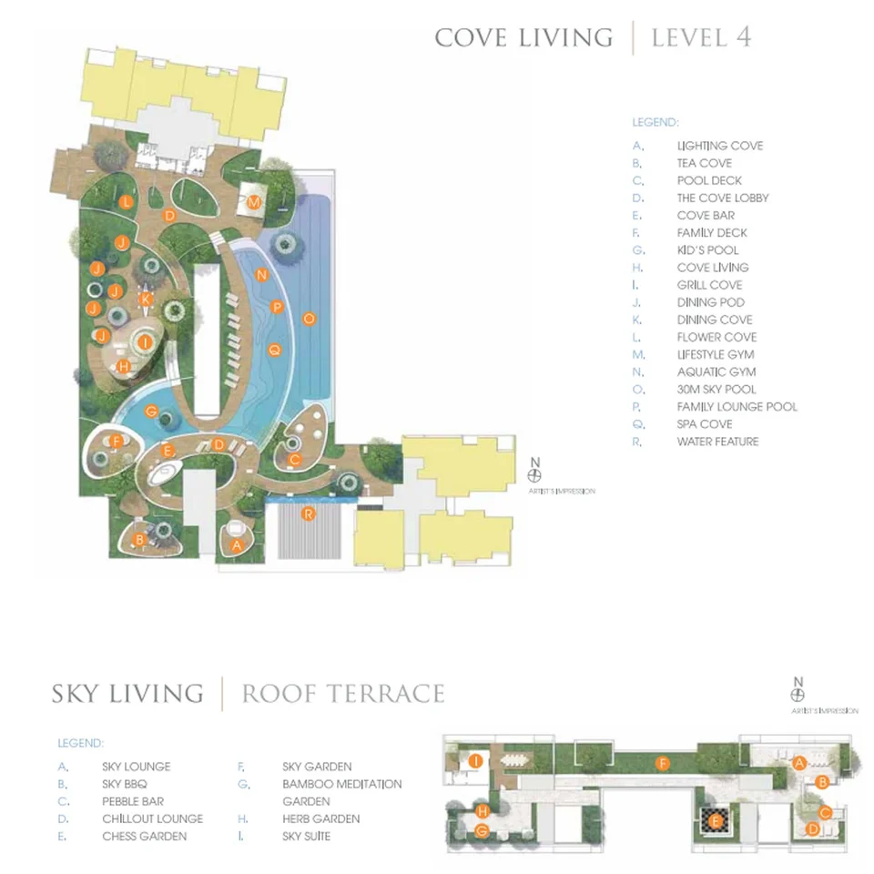 Site plan of Trilive in Singapore