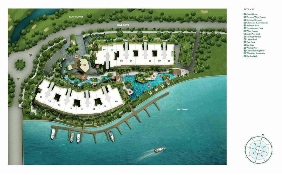 Site plan of Turquoise in Singapore