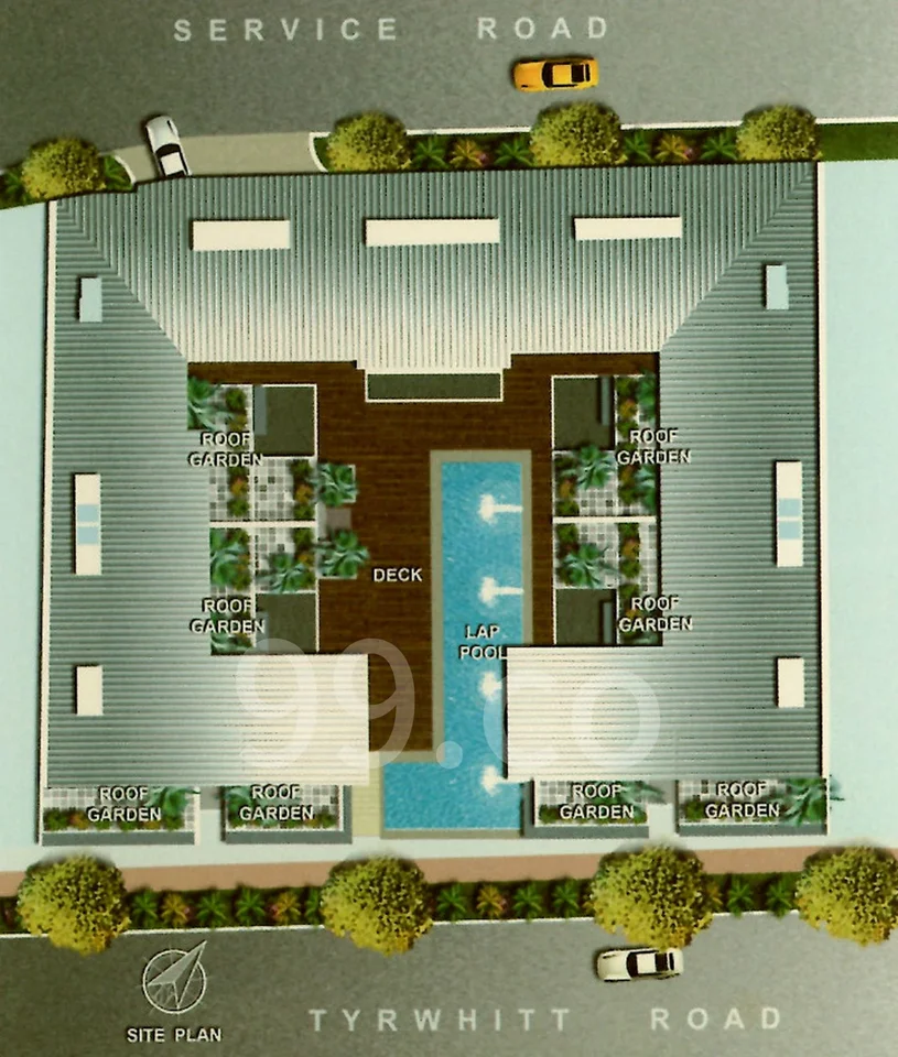 Site plan of Tyrwhitt 139 in Singapore