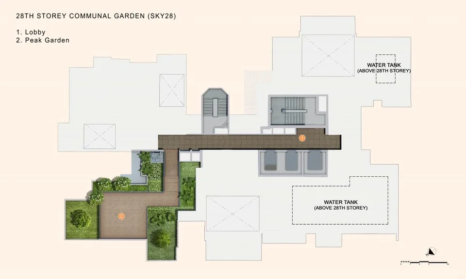 Site plan of Verticus in Singapore
