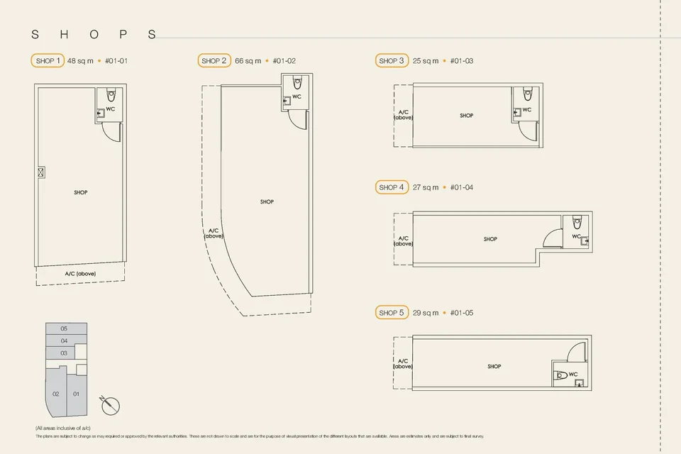 Site plan of Vibes @KOVAN in Singapore