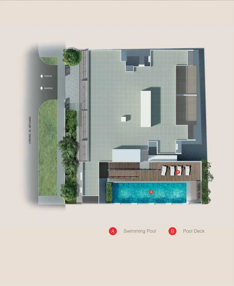 Site plan of Viento in Singapore