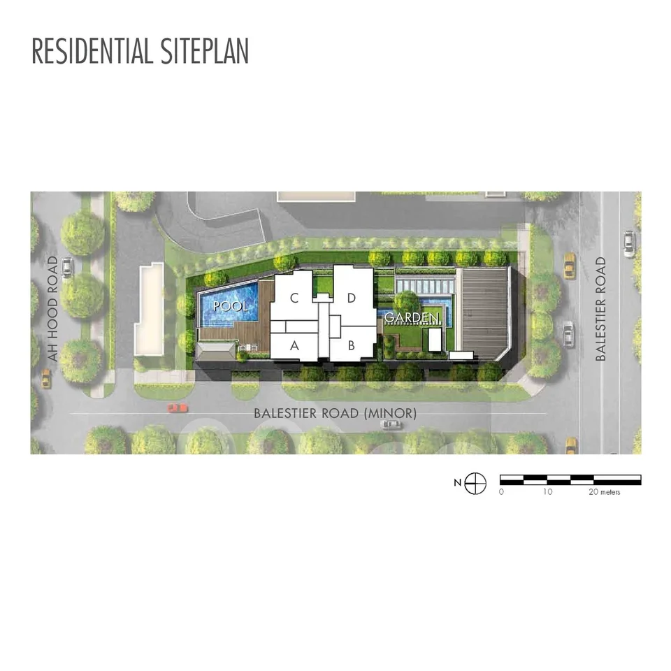 Site plan of Viio @BALESTIER in Singapore