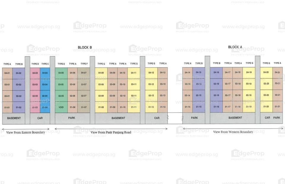 Site plan of Villa De West in Singapore