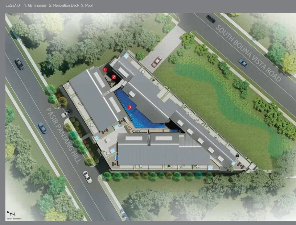 Site plan of Viva Vista in Singapore