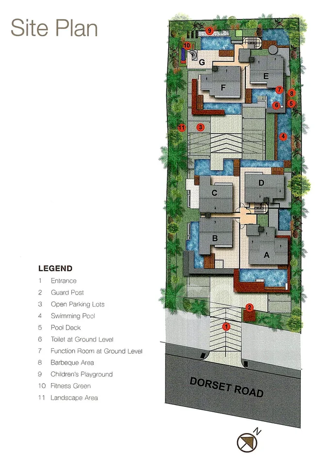 Site plan of Vogx in Singapore