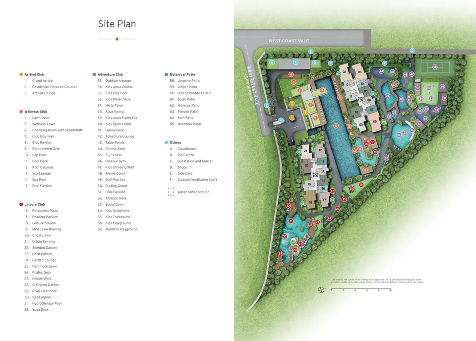 Site plan of Whistler Grand in Singapore