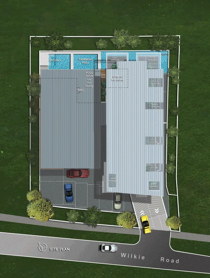 Site plan of Wilkie 80 in Singapore