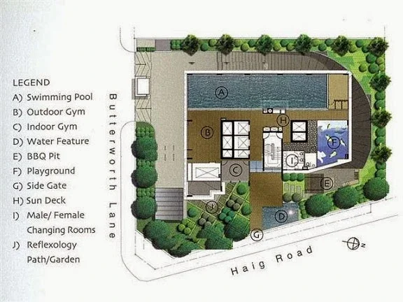 Site plan of Worthington in Singapore