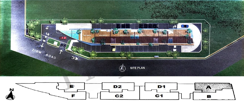 Site plan of Zenith in Singapore